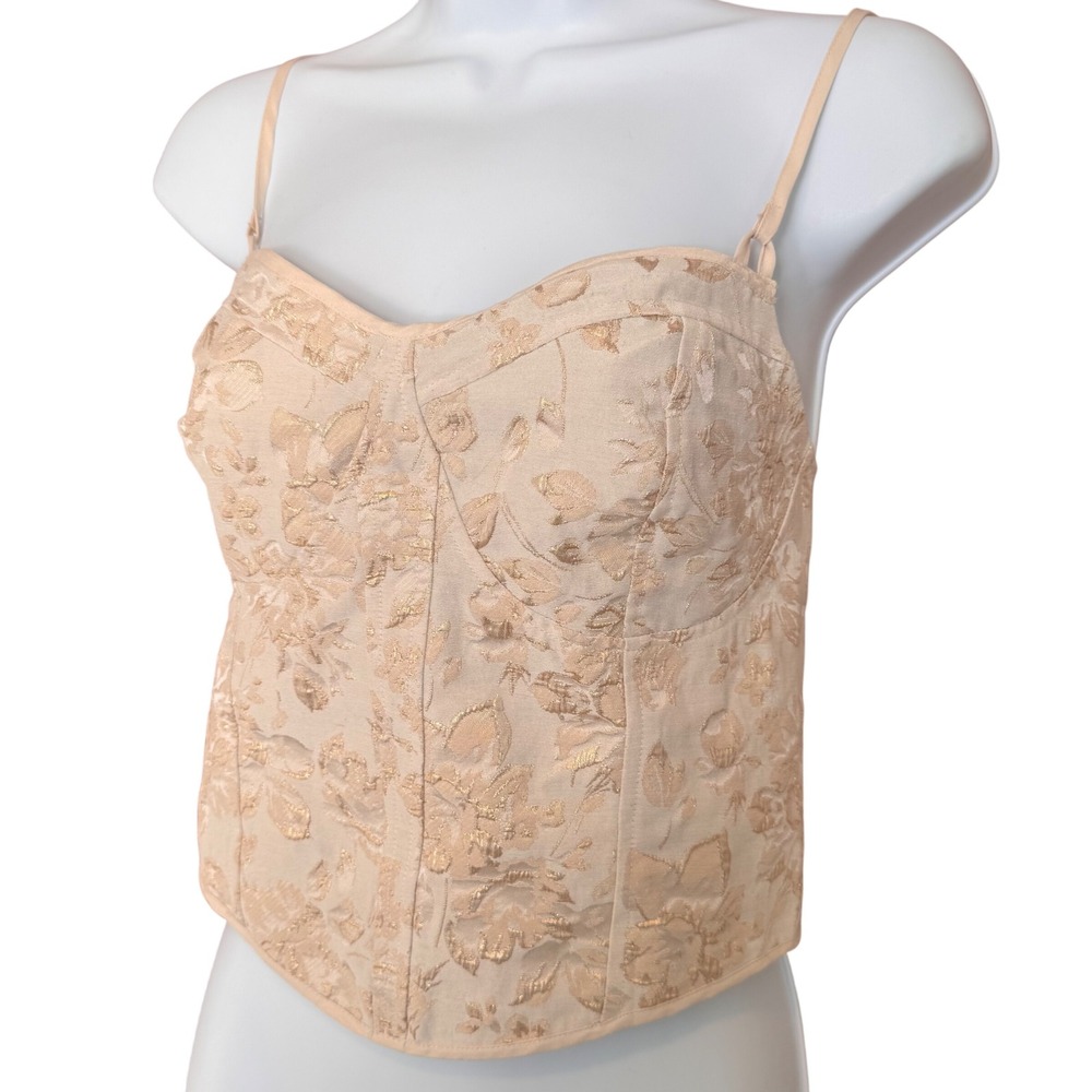 Cider Brocade Floral Corset L Bustier Regencycore Castlecore Feminine Festival‎
